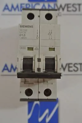 Buy Siemens 5SY6215-8 2 Pole 15 Amp 400 Volt Miniature Circuit Breaker  • 45$
