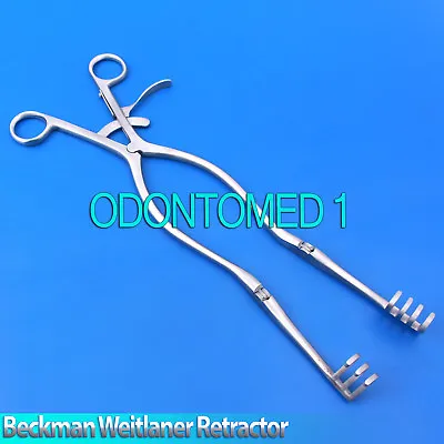 Buy Beckman Weitlaner Retractor 12.5  3x4 Prongs Blunt Surgical Instruments • 59.03$