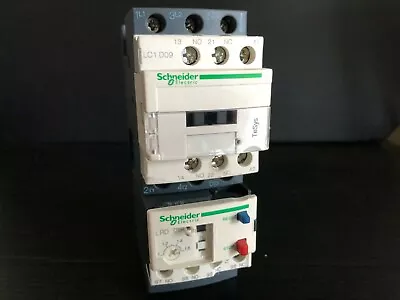 Buy Schneider Electric LC1D09 Contactor W/ LRD 08 Thermal Overload Relay • 49.95$