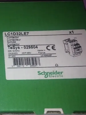 Buy NEW - Schneider Electric Starter - LC1D32LE7 Contactor • 119$