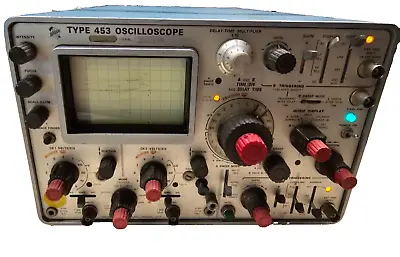 Buy Tektronix - Type 453 - 2-Channels 50 MHz Portable Oscilloscope-For Parts - READ • 44.99$