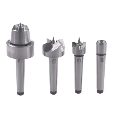 Buy 4Pcs MT1 Wood Lathe Live Center Wood Working Tools Accessories With Wood Case • 27.99$