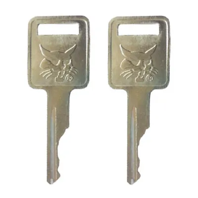 Buy (2) Bobcat Ignition Keys Fits Skid Steer Loaders And Mini Excavators 6693241 • 10.15$