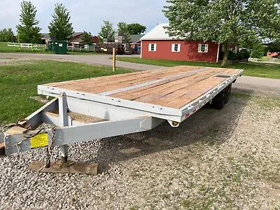 Buy Pequea Flatbed Trailer-24' Deck-14,000 Gvw-complete Deck Frame Renovation • 11,900$