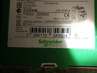 Buy Schneider Electric LC1D18M7  10HP/480 V Contactor • 40$