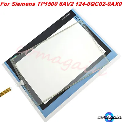 Buy New Touch Screen Panel Glass & Overlay For Siemens TP1500 6AV2 124-0QC02-0AX0 • 92.33$
