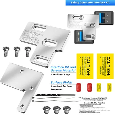 Buy Generator Interlock Kit For Siemans /ITE Electrical Panels 100 Amp Panels • 35.69$