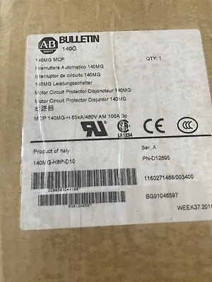 Buy New Allen Bradley 140MG-H8P-D10 Series A Circuit Breaker • 1,200$