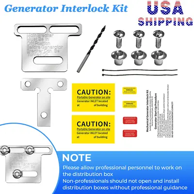 Buy Generator Interlock Kit For Siemens Mury Chalenoer TE Sub 100-200A Panel Breaker • 31.99$