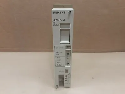Buy Siemens Simatic S5 Ps 7A/15A E220 G5/15 Wrgd E220 G515 Wrgd #1000E16 • 169.99$
