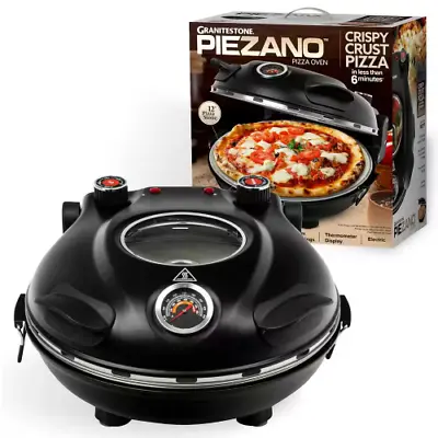 Buy Piezano Pizza Oven Electric Pizza Bake Portable Countertop 12  Pizza Maker • 119.96$