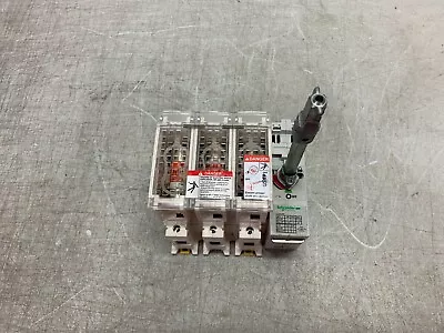 Buy SCHNEIDER ELECTRIC GS2EU3N Disconnect Switch 30 Amp 3 Pole 600V 25A Fuses AJT25 • 79.99$