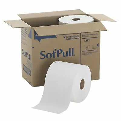 Buy SofPull High Capacity Center Pull Paper Towels 8400 Ft Per Roll GCP - 4 Rolls • 76.76$