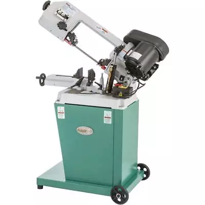 Buy Grizzly Industrial Metal-Cutting Bandsaw 6  X 5  Stationary Swivel Head W/ Stand • 1,352.68$