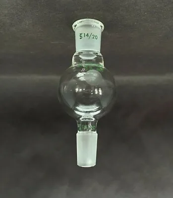 Buy Chemglass Glass 25mL Kugelrohr Single-Bulb Distilling Adapter 14/20 Chipped • 18.74$