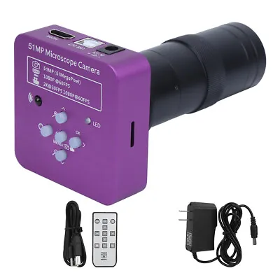Buy FHD 51MP CMOS  USB Digital Video Microscope Camera 120X C Mount Lens 1.335μm • 125.61$