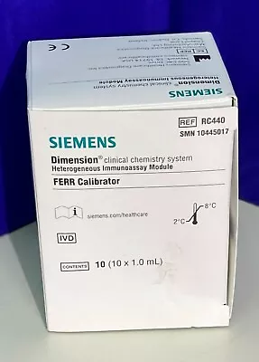 Buy RC440 Siemens Dade Dimension Ferritin Calibrator (10x1.0mL) • 110$