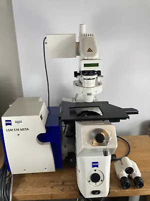 Buy Zeiss Axiovert 200M Laser Scanning Microscope + LSM 510 Meta + Misc Equipment • 4,999$