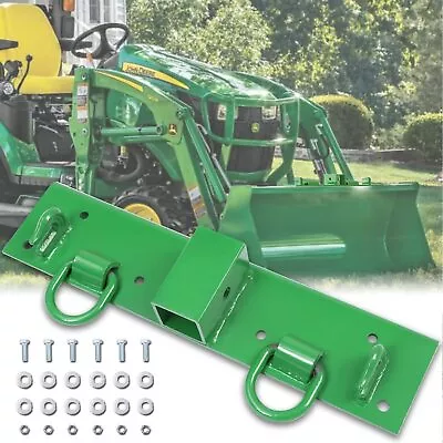 Buy Bolt On Grab Hooks & D Rings & 2  Receiver For John Deere Compact Tractor STEEL  • 59.99$