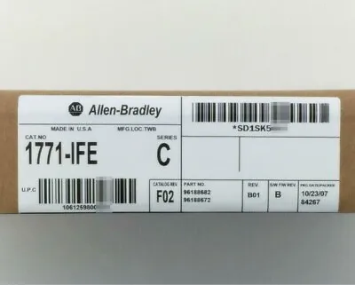 Buy ALLEN BRADLEY New Sealed 1771-IFE 1771IFE SER C PLC-5 Analog Input Module PLC • 247$