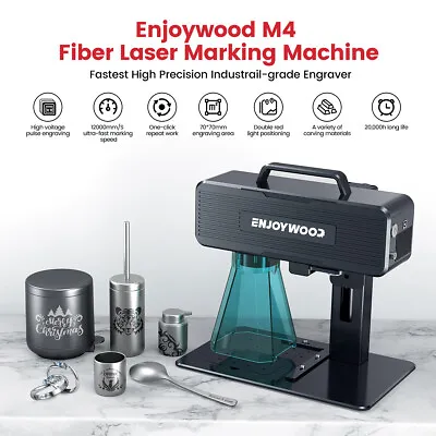 Buy ENJOYWOOD Laser Engraver Marking Desktop 2in1 Engraving Machine 4K Accuracy US • 687.89$