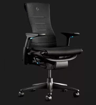 Buy Herman Miller X Logitech G Embody Gaming Chair -  Black And Cyan**BRAND NEW** • 1,900$