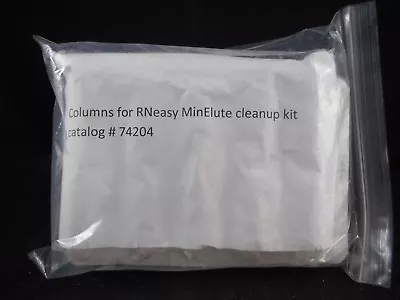 Buy QIAGEN RNeasy MinElute Cleanup Spin Columns Silica-Membrane 74204 50/Pack • 84.99$