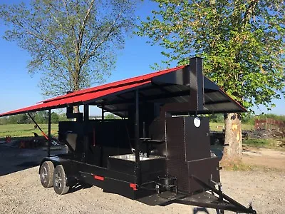 Buy T Rex With Sink Roof BBQ Smoker Cooker Grill Trailer Mobile Food Truck Business  • 26,999$