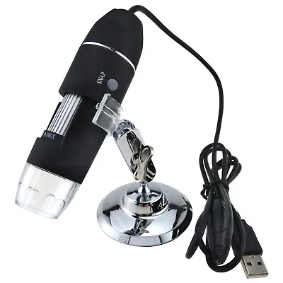 Buy USB Microscope 1000X Digital Image Video Camera 8 LED For PCB Repair Coin Hair • 23.83$