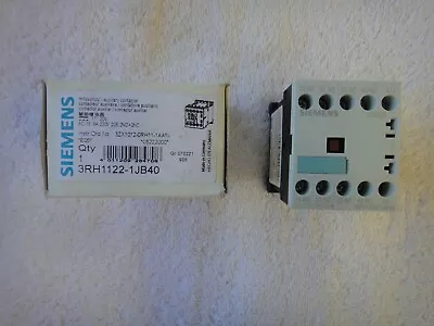 Buy NIB Siemens Control Relay              3RH1122-1JB40 • 32.98$