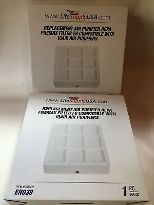 Buy 2 Life Supply USA Replacement Air Purifier HEPA PreMax Filter F8 ER038 & IQAIR • 52$