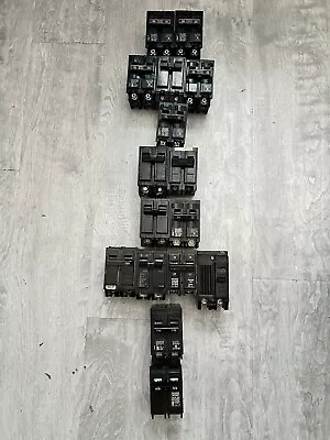 Buy Circuit Breaker LOT 16 Units 125A 110A 100A 70A 60A 45A 35A 20A SIEMENS GE OTHER • 150$