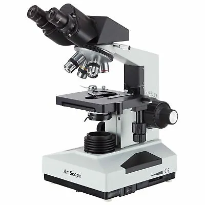 Buy AmScope 40X-2000X Compound Biological Lab Microscope Multi-Use • 251.99$