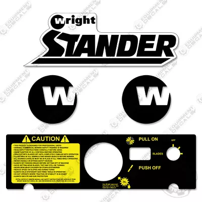 Buy Fits Wright Stander 6125 Standing Mower Decal Kit Equipment Decals • 49.95$