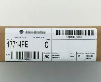 Buy New Factory Sealed Allen-Bradley 1771-IFE PLC-5 Analog Input Module • 248$