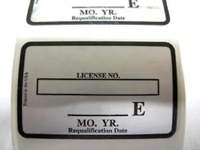 Buy Visual Inspection Sticker DOT Propane Tank Certificate Requalification Label • 2.84$