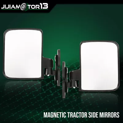 Buy Universal 114Lb Rated Magnet Tractor Side Mirrors For Kubota John Deere Cummins • 21.42$