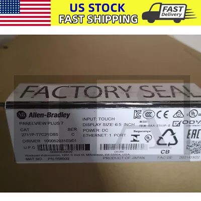Buy 2021-2022 New 2711P-T7C21D8S Genuine Allen-Bradley *NEXT DAY AIR AVAILABLE* • 3,199$