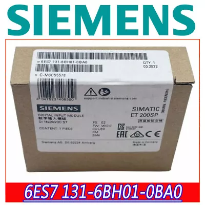 Buy Siemens 6ES7 131-6BH01-0BA0 - New Arrival, Stocked & Ready, Top-notch Quality • 128$