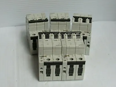 Buy 5) Siemens Circuit Breaker 5SY4206-7 5SY42 C6 400V W/ Auxiliary Switch 5ST3010AS • 10$