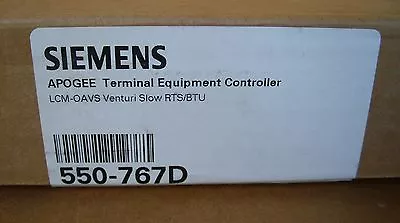 Buy Siemens - Lcm-oavs Apogee Tec Terminal Equipment Controller 550-767d *new* • 49.99$