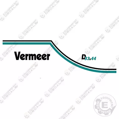 Buy Fits Vermeer D33x44 Decal Kit Drill - 7 YEAR OUTDOOR 3M VINYL! • 174.95$