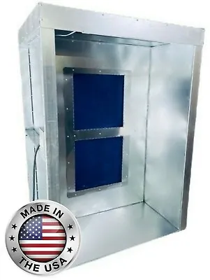 Buy 4’x5'x7' Powder Coating Spray Booth, Paint Booth, Semi-Downward Draft, LED Light • 2,750$