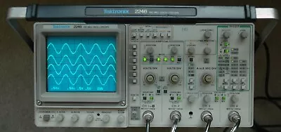 Buy Refurbished Tektronix 2246 100 MHz Oscilloscope With 2 New Probes, Power Cord • 202.50$