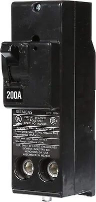 Buy Siemens QN2200H 200A Double Pole 120/240-Volt 22K Type QNH Circuit Breaker • 349.99$