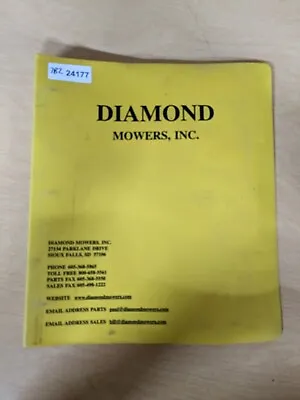Buy Diamond Mowers Parts Book Manual (Boom & Flail Mowers) • 35.45$