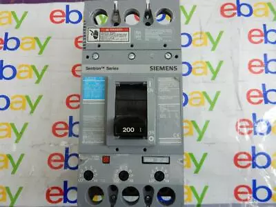 Buy Siemens Sentron FXD63B200 600V 200A 3-Pole 3-Phase Molded Case Circuit Breaker • 110$