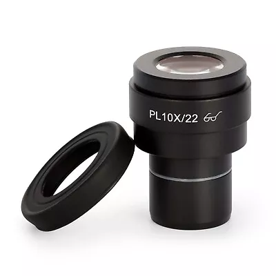 Buy AmScope Extreme Widefield Plan 10X / 22 Eyepiece 30mm Mounting Size • 48.99$