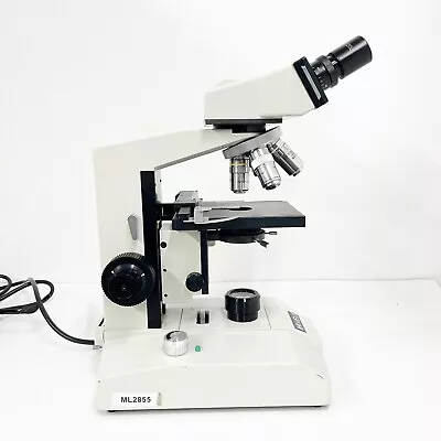 Buy Meiji ML2000 ML2855 Binocular Compound Phase Contrast Biological Microscope • 100$