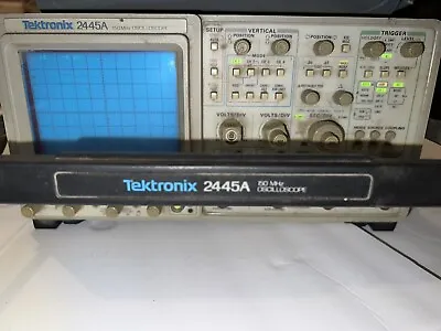 Buy Tektronix Oscilloscope 2445A 150MHz Powers On With Owners Manual • 254.99$